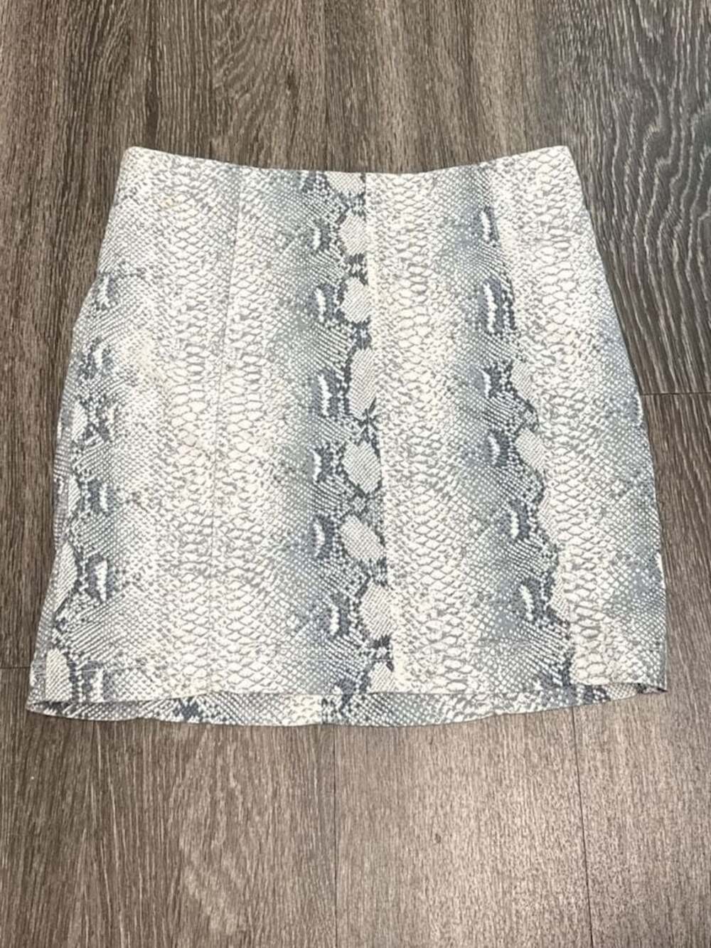 Free People Snake Print Mini Skirt Size 2